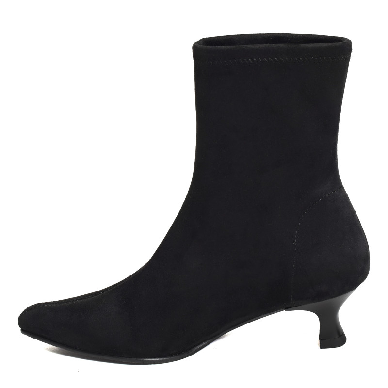 ZETINA 75306 Noir, Bottines Miss Elastic
