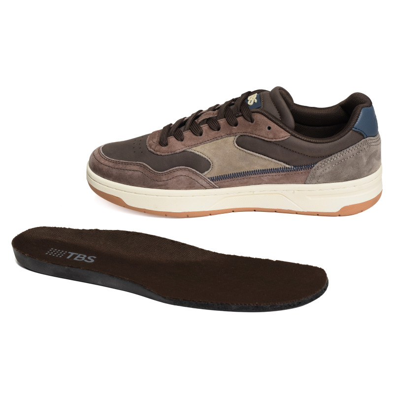 ALMERIO Chocolat, Sneakers basses TBS