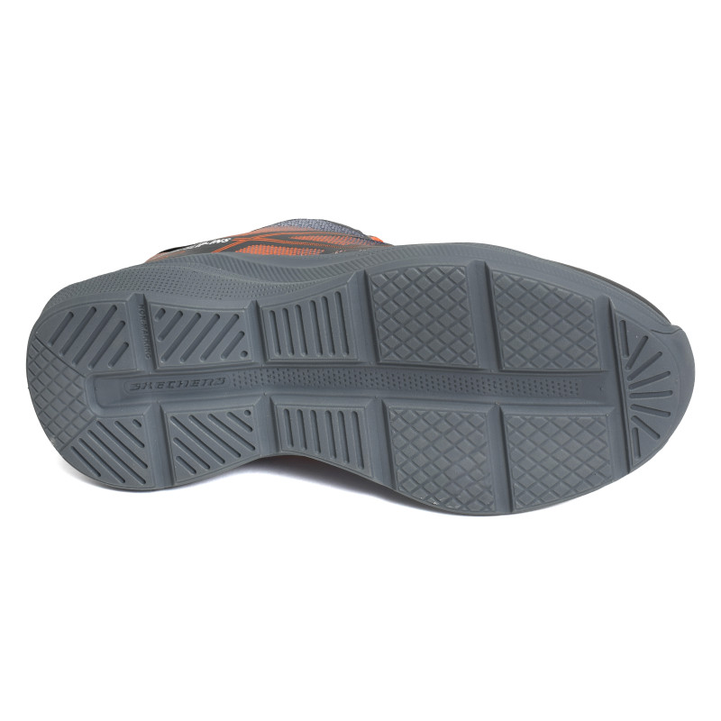 MICROSPEC VELOCITY GRID SHIFT Gris Orange, Baskets running Skechers
