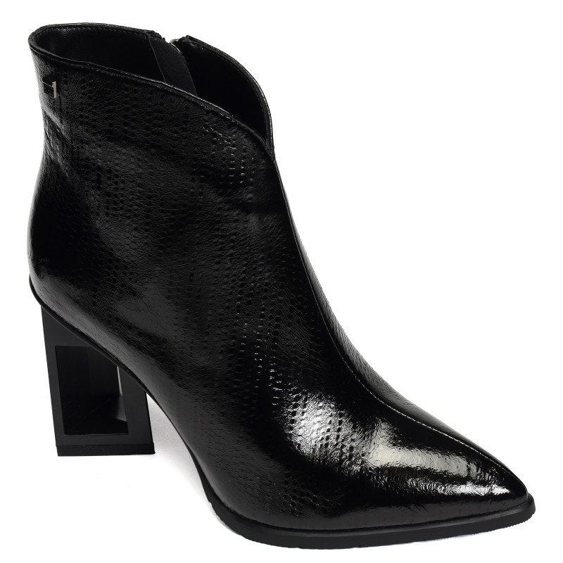 BABETH Verni Noir, Bottines Métamorf'Ose