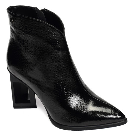 BABETH Verni Noir, Bottines Métamorf'Ose
