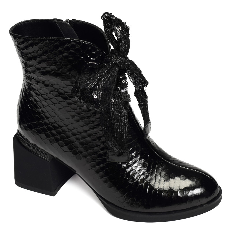 BAGDAD Verni Noir, Bottines Métamorf'Ose