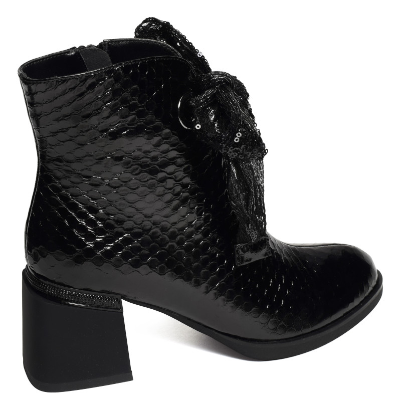 BAGDAD Verni Noir, Bottines Métamorf'Ose