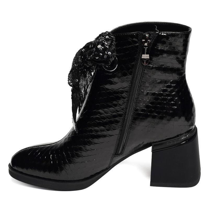 BAGDAD Verni Noir, Bottines Métamorf'Ose