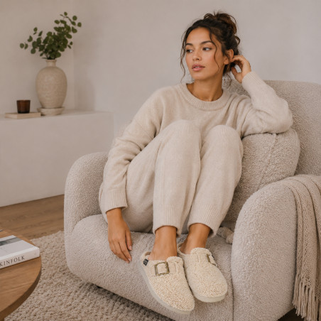 MIMA Beige, Mules Toni Pons