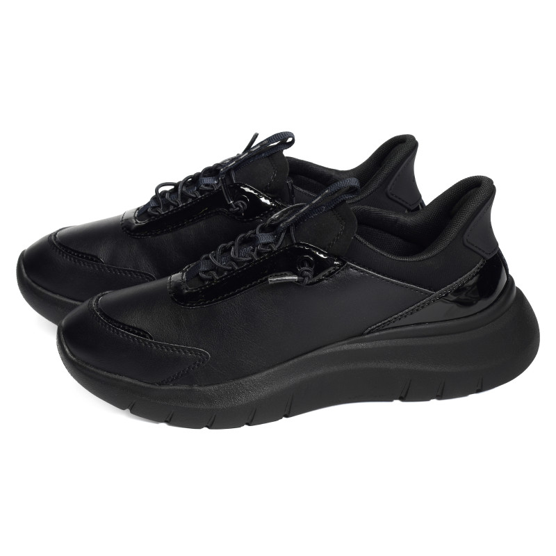 D PLUMMERY PLUS A Noir, Slip-On Geox