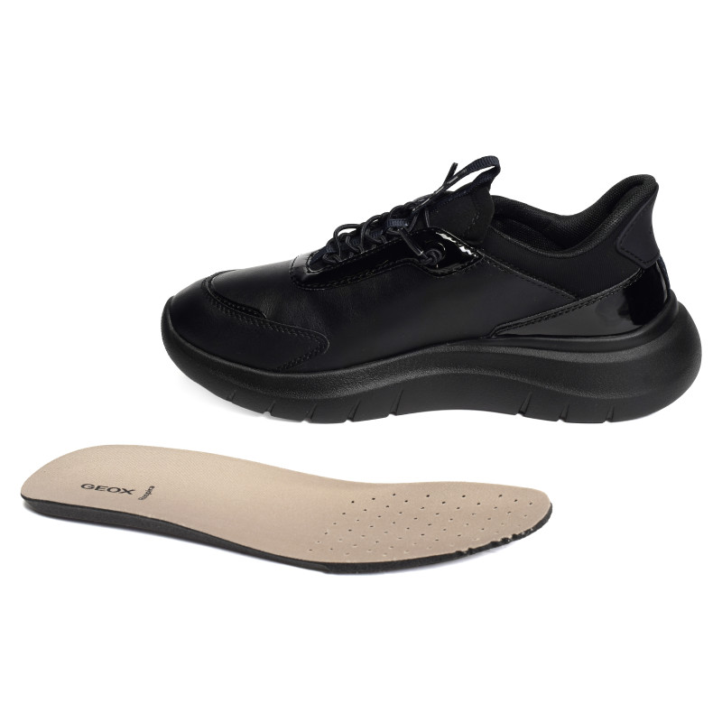 D PLUMMERY PLUS A Noir, Slip-On Geox