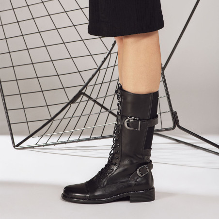 ROXANA 10 Noir, Bottes Regarde le Ciel