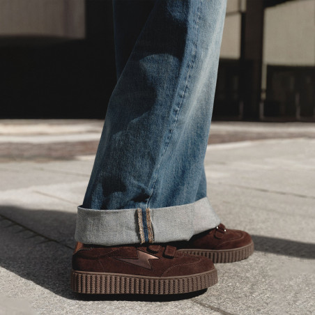 MAGGIE ORIGINALS Chocolat, Sneakers basses Vanessa Wu
