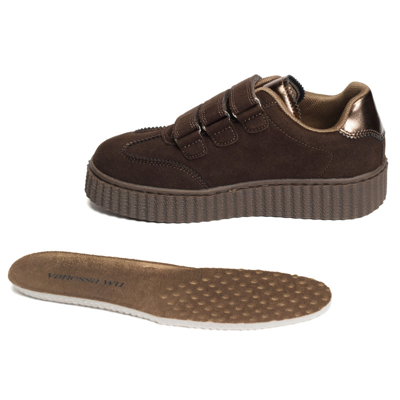 MAGGIE ORIGINALS Chocolat, Sneakers basses Vanessa Wu