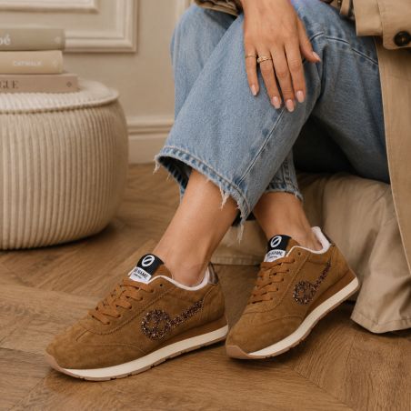  CITY RUN JOGGER Camel Cuivre