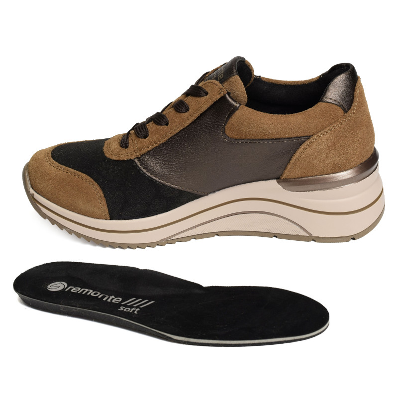 D0T23 Camel, Baskets running Remonte