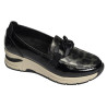 N9350 Noir Léopard, Mocassins Rieker
