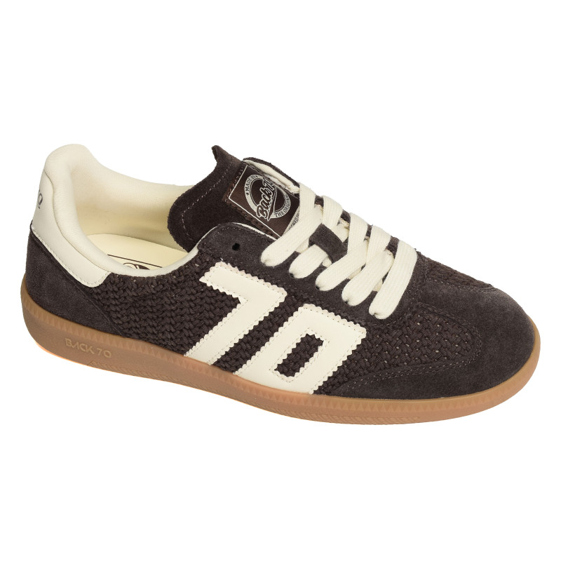 CLOUD WOOL Café, Sneakers basses Back 70