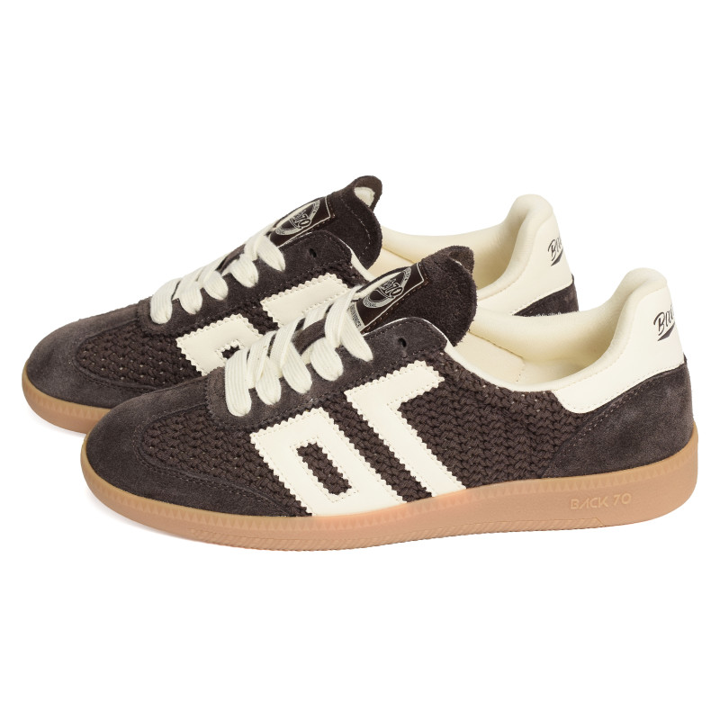 CLOUD WOOL Café, Sneakers basses Back 70