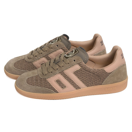 CLOUD WOOL Taupe, Sneakers basses Back 70