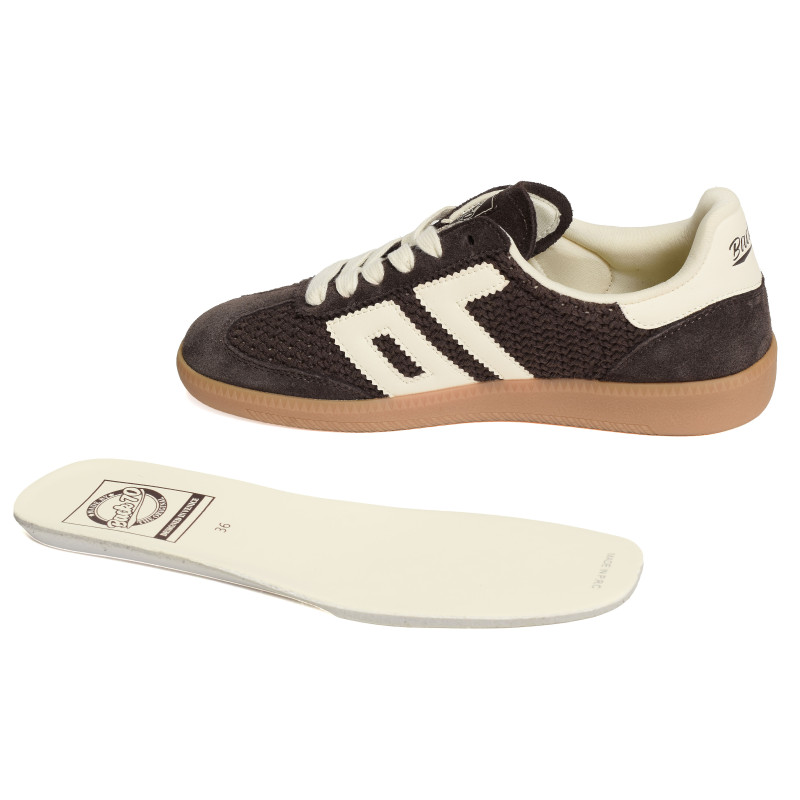 CLOUD WOOL Café, Sneakers basses Back 70