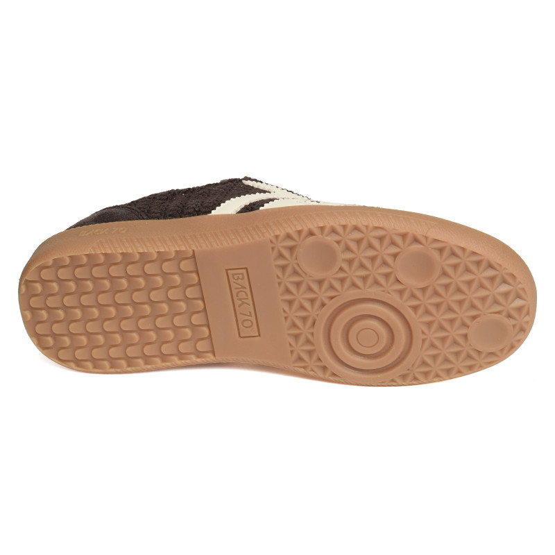 CLOUD WOOL Café, Sneakers basses Back 70