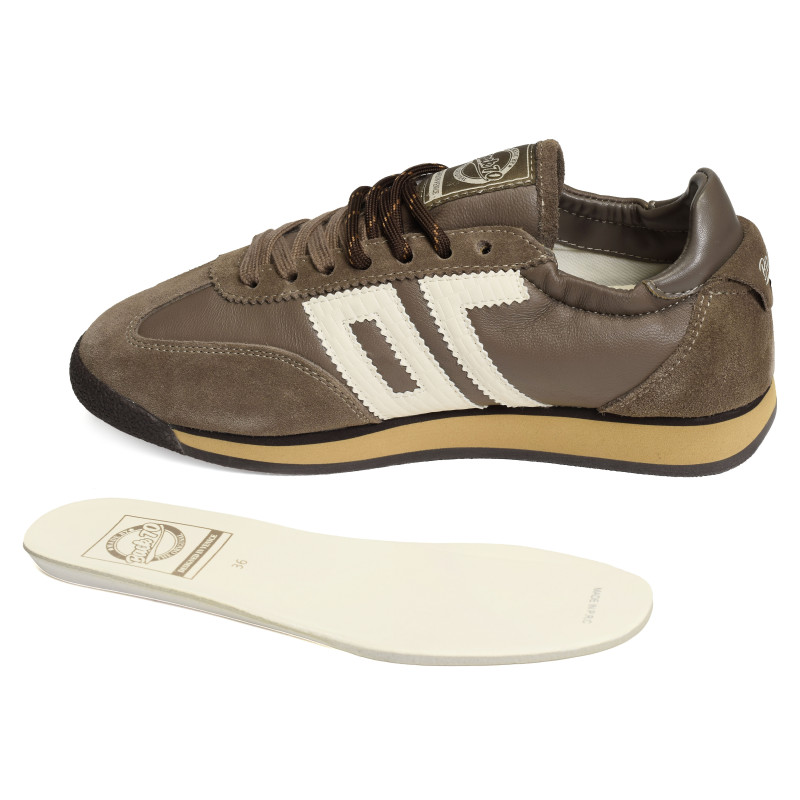 ROCKET NAPPA Taupe, Baskets Mode Back 70