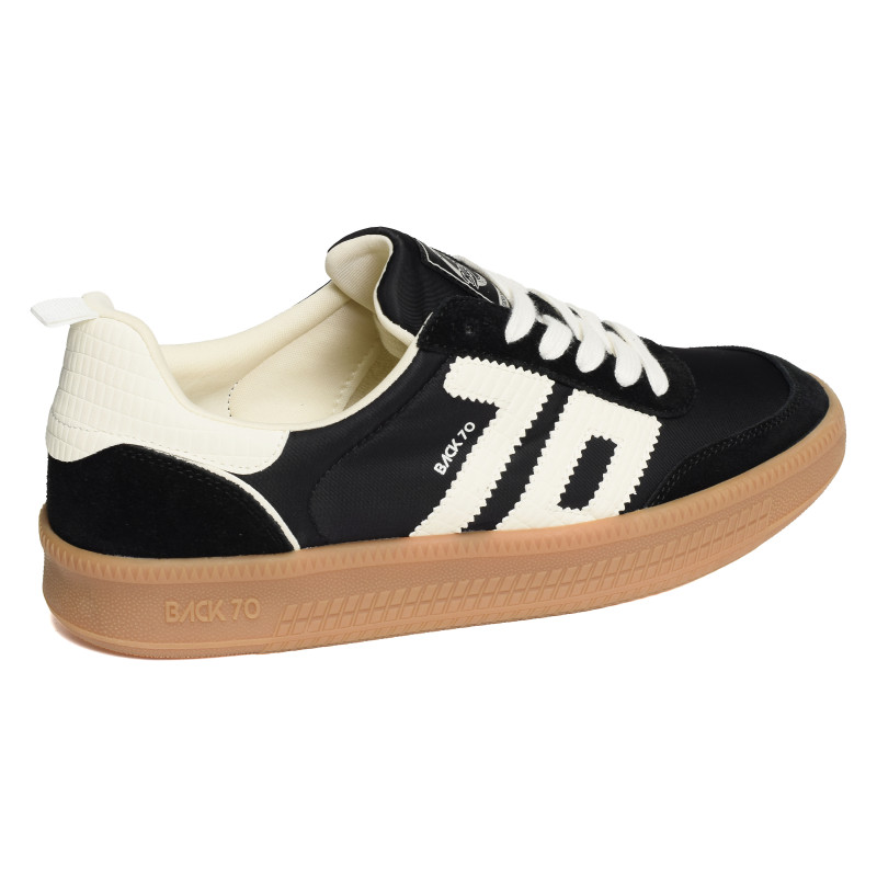 DOUBLE NYLON Noir, Baskets Mode Back 70