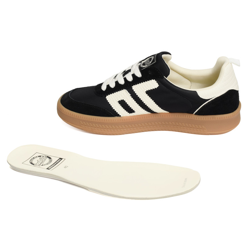 DOUBLE NYLON Noir, Baskets Mode Back 70