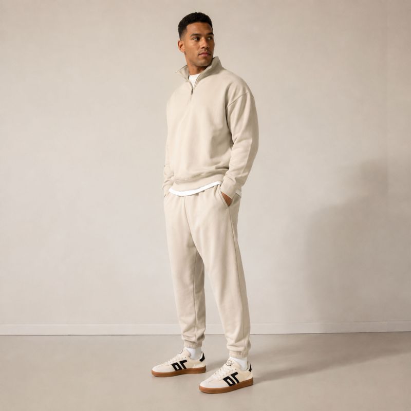 DOUBLE SPONGY NAPPA Beige Noir