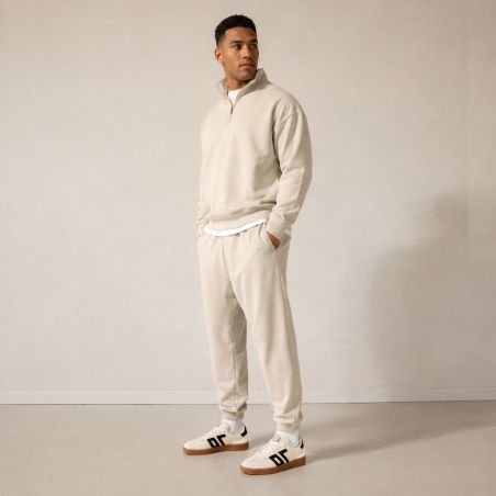 DOUBLE SPONGY NAPPA Beige Noir