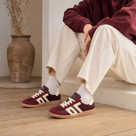 CLOUD NAPPA Bordeaux, Baskets Mode Back 70