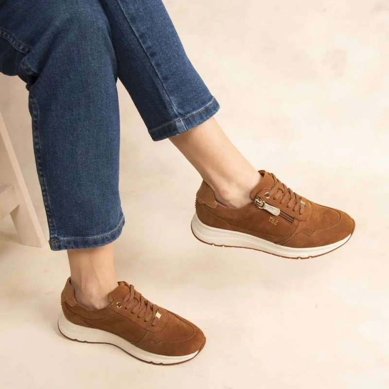 BLONZIP Tan, Sneakers basses TBS