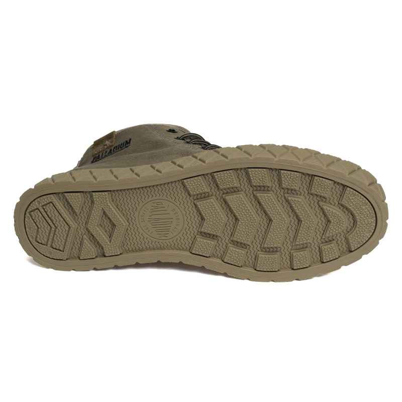 PALLA ACE PINE WAX Kaki, Chaussures montantes Palladium