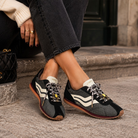 CARTAGENA Noir Gris, Baskets Mode MRP Star
