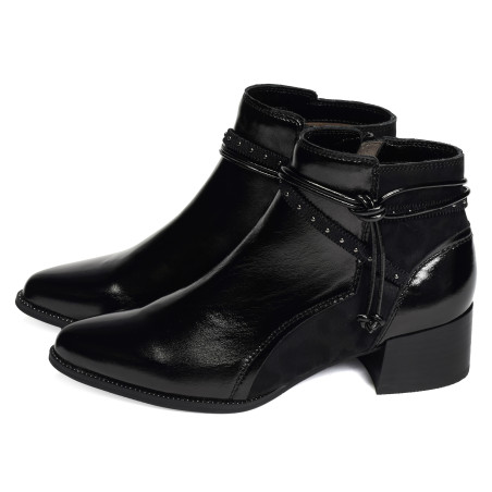 BANKS Verni Noir, Bottines Fugitive