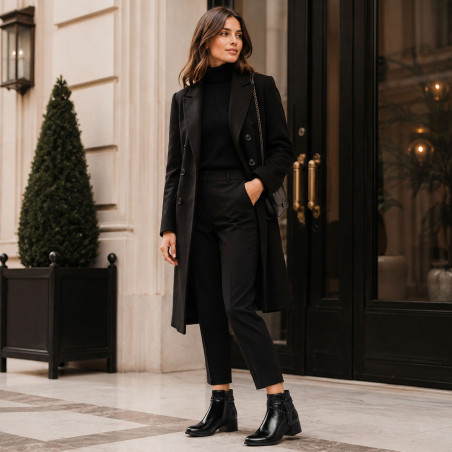 BANKS Verni Noir, Bottines Fugitive