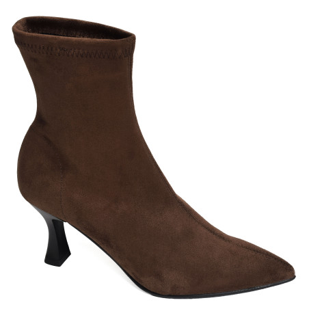 ZETA 78042 Marron, Bottines Miss Elastic