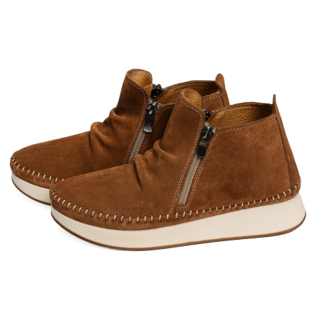 OPALIN Cognac, Bottines Madory