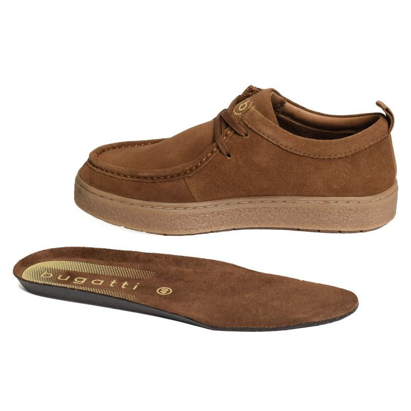 HUBE AP906 Cognac, Richelieus Bugatti