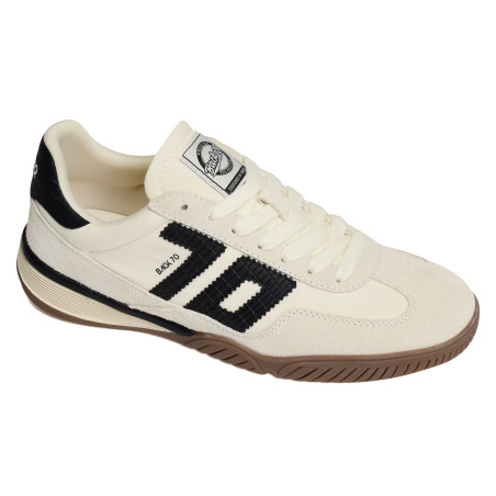 FIREBALL Beige Noir, Sneakers basses Back 70