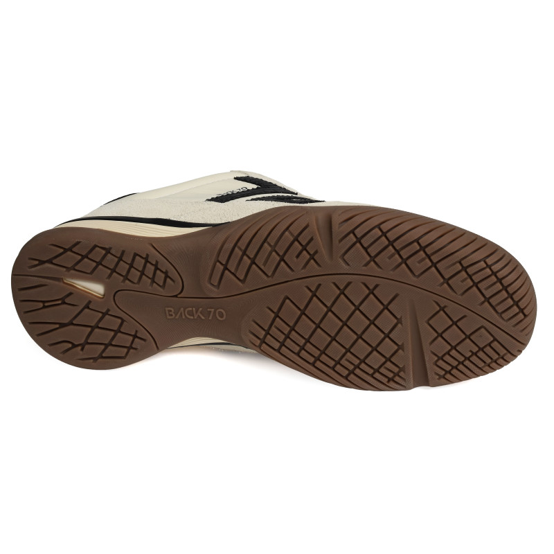 FIREBALL Beige Noir, Sneakers basses Back 70