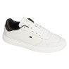 TH ICON COURT LIGHT 9601 Blanc Chocolat, Sneakers basses Tommy Hilfiger