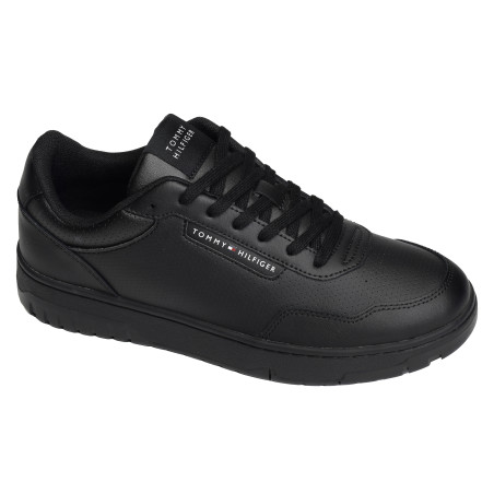 TH BASKET CORE LEATHER 5927 Noir, Sneakers basses Tommy Hilfiger