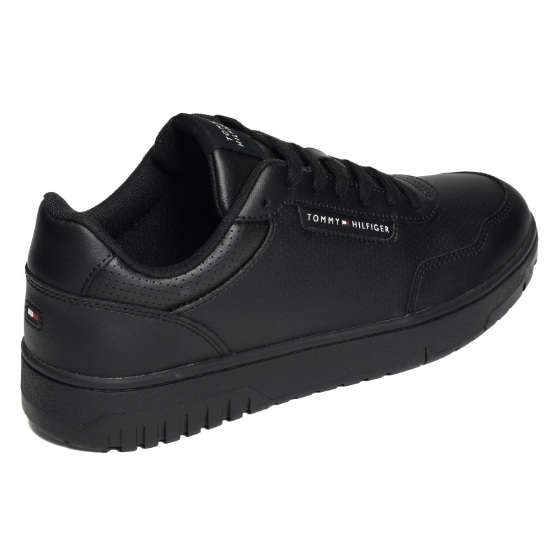 TH BASKET CORE LEATHER 5927 Noir, Sneakers basses Tommy Hilfiger