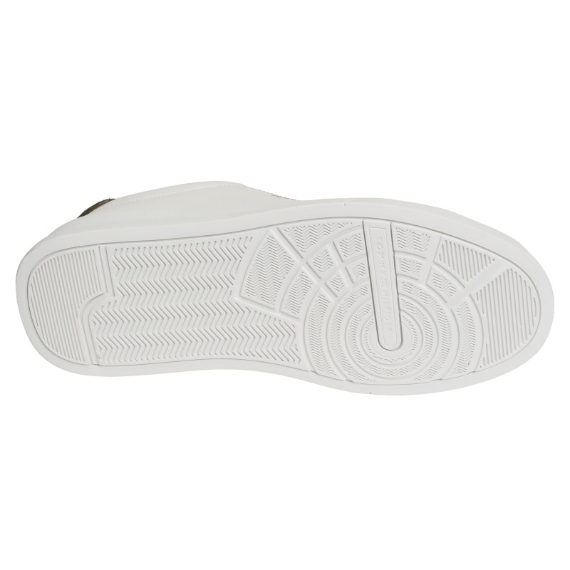TH COURT LTH 5367 Blanc Kaki, Sneakers basses Tommy Hilfiger