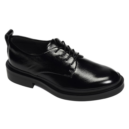 PREVIA LACE Verni Noir, Derbies Clarks