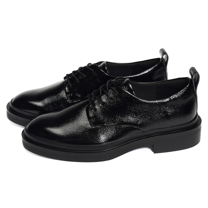 PREVIA LACE Verni Noir, Derbies Clarks