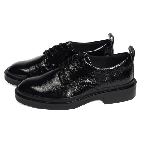 PREVIA LACE Verni Noir, Derbies Clarks