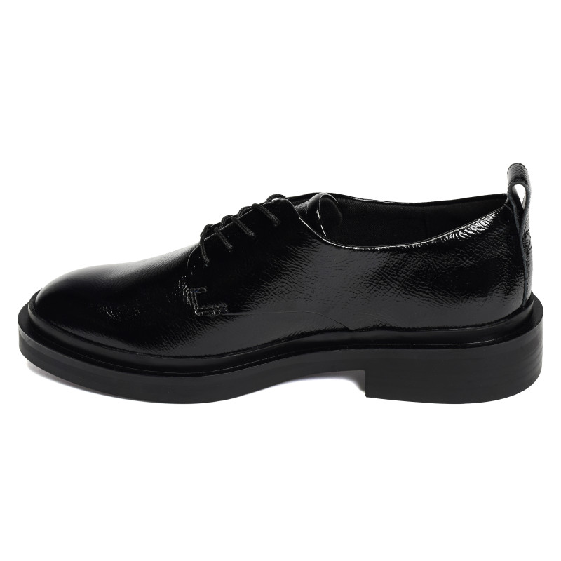 PREVIA LACE Verni Noir, Derbies Clarks