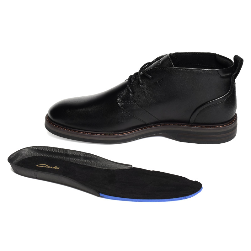 ALDWIN2 CHUKKA Noir, Boots Clarks