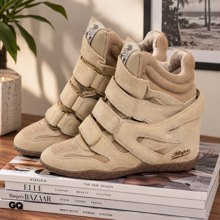 CHAMONIX Beige, Baskets Mode MRP Star