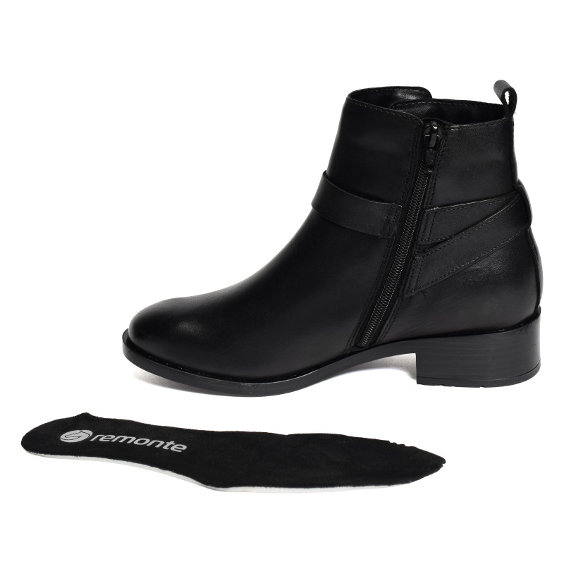 D3U72 Noir, Bottines Remonte