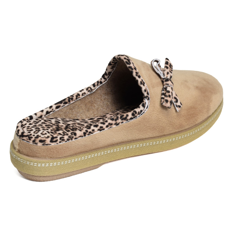 6812 Beige Léopard, Mules La Maison de l'Espadrille